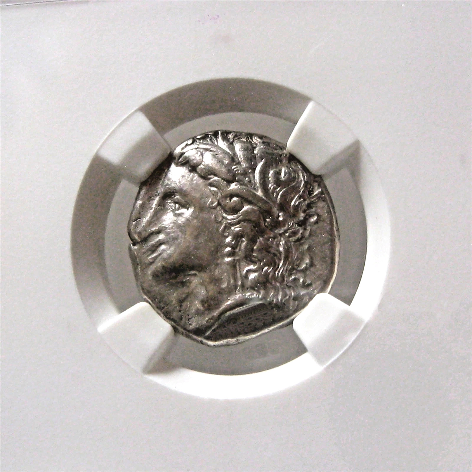 Ancient Greek Lucania Metapontum AR Silver Stater, Demeter & Barley, NGC - VF