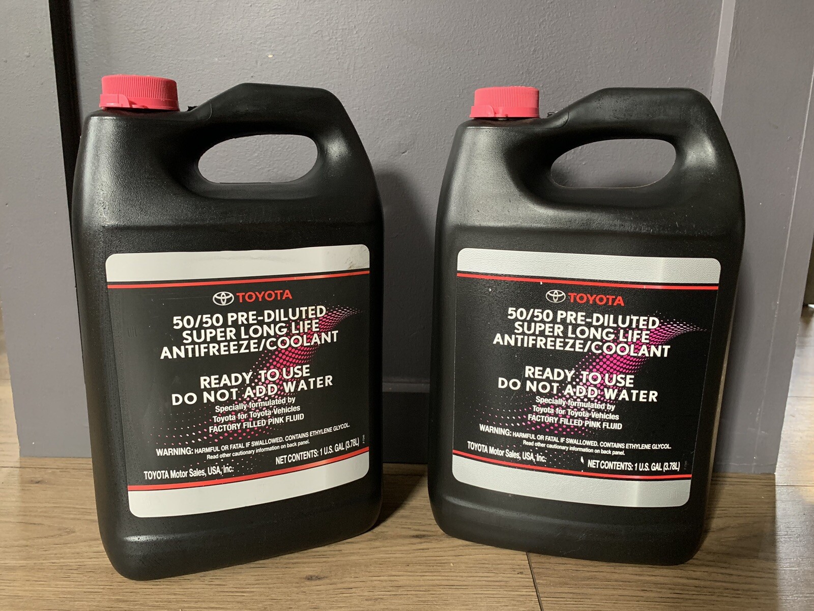 2 Gallons Toyota/Lexus Super Long Life Pink Coolant