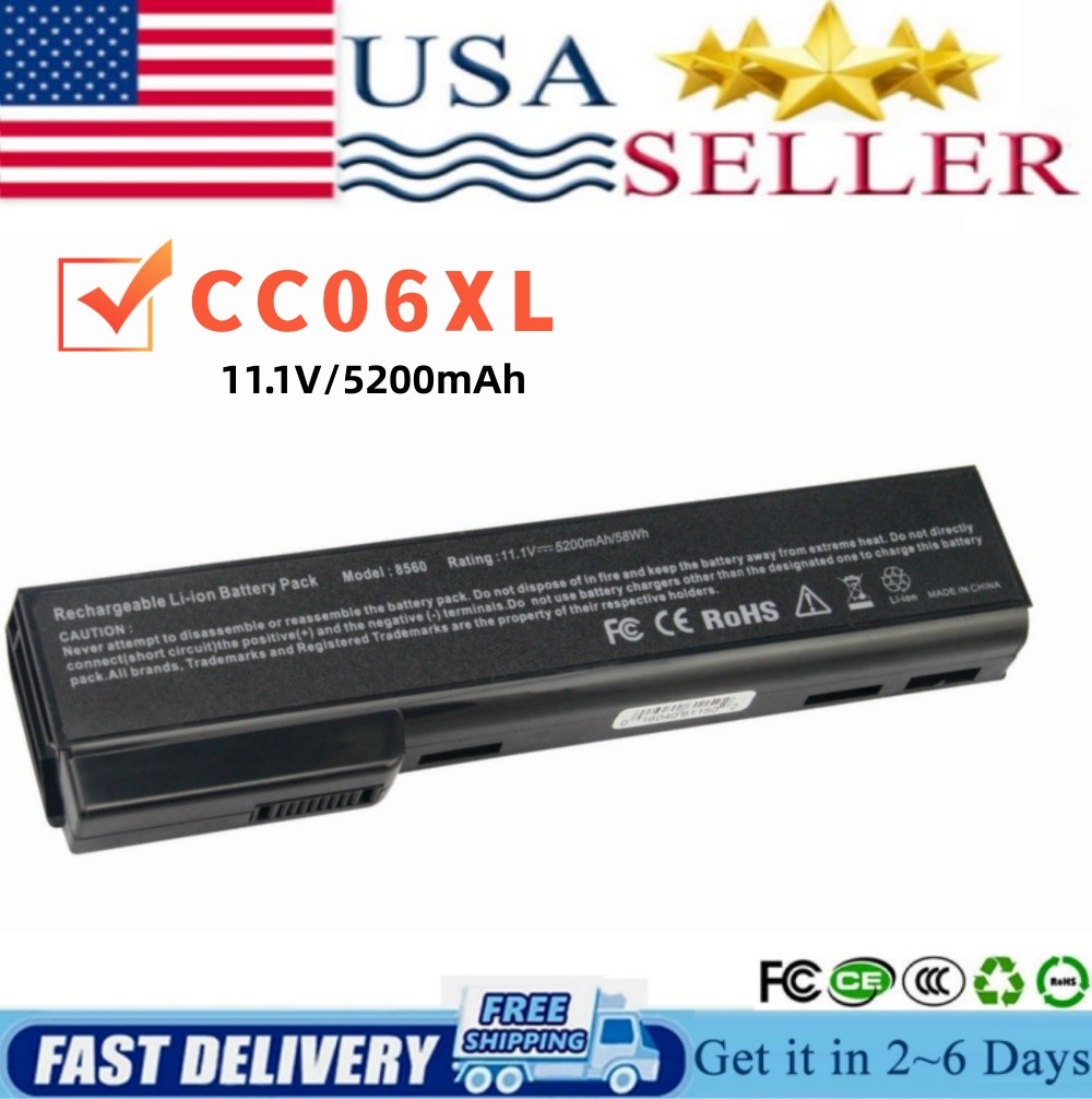 ✅LOT CC06XL Battery for HP EliteBook 8460P 8470W 8560P 8470P 8570P HSTNN-OB2H