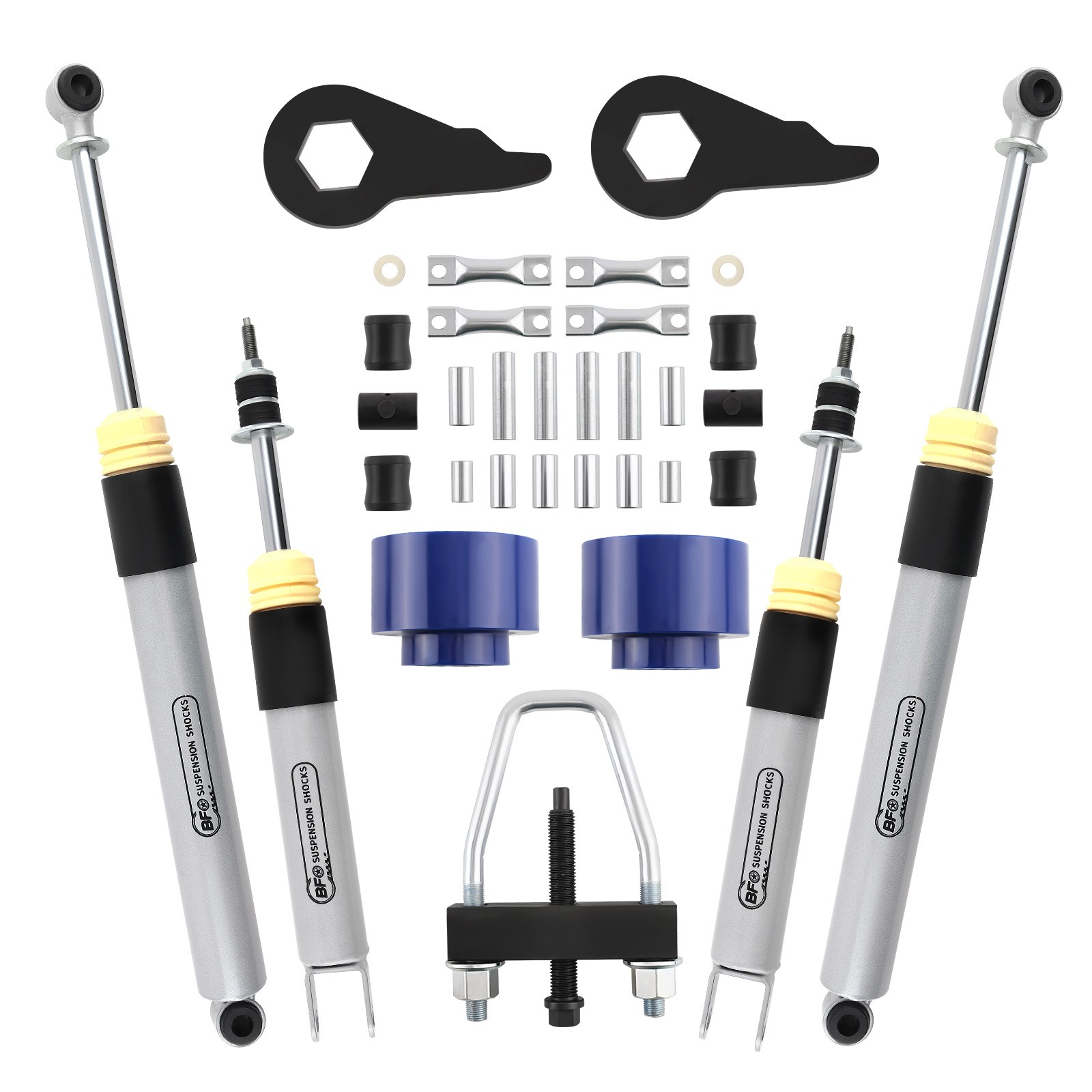 Front 3'' Rear 2'' Lift Kit for Chevy Tahoe GMC Yukon 1500 2WD 4WD 2000-2006 Front 3'' Rear 2'' Lift Kit for Chevy Tahoe GMC Yukon 1500 2WD 4WD 2000-2006