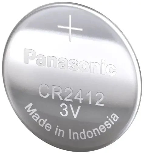 TWO (2) PANASONIC CR2412 3V LITHIUM COIN CELL BATTERY EXP 2033-w/Tracking TWO (2) PANASONIC CR2412 3V LITHIUM COIN CELL BATTERY EXP 2033-w/Tracking