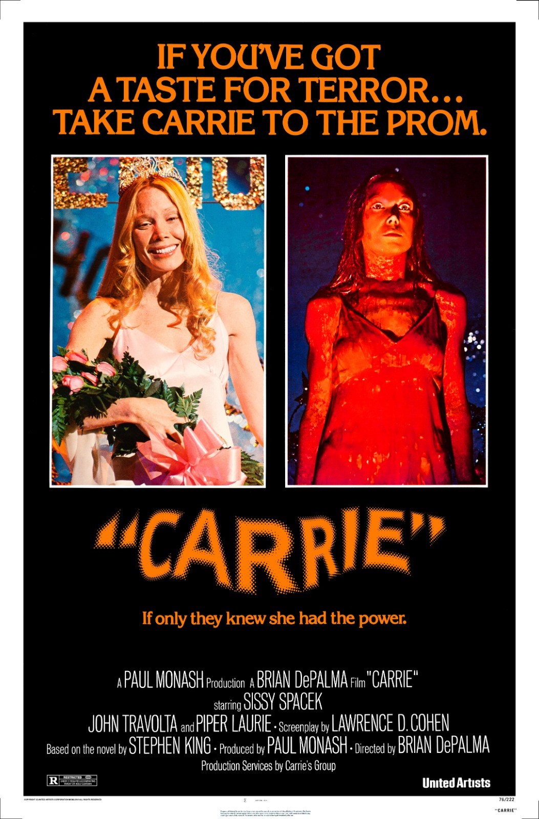 CARRIE (1976) - one sheet  27\