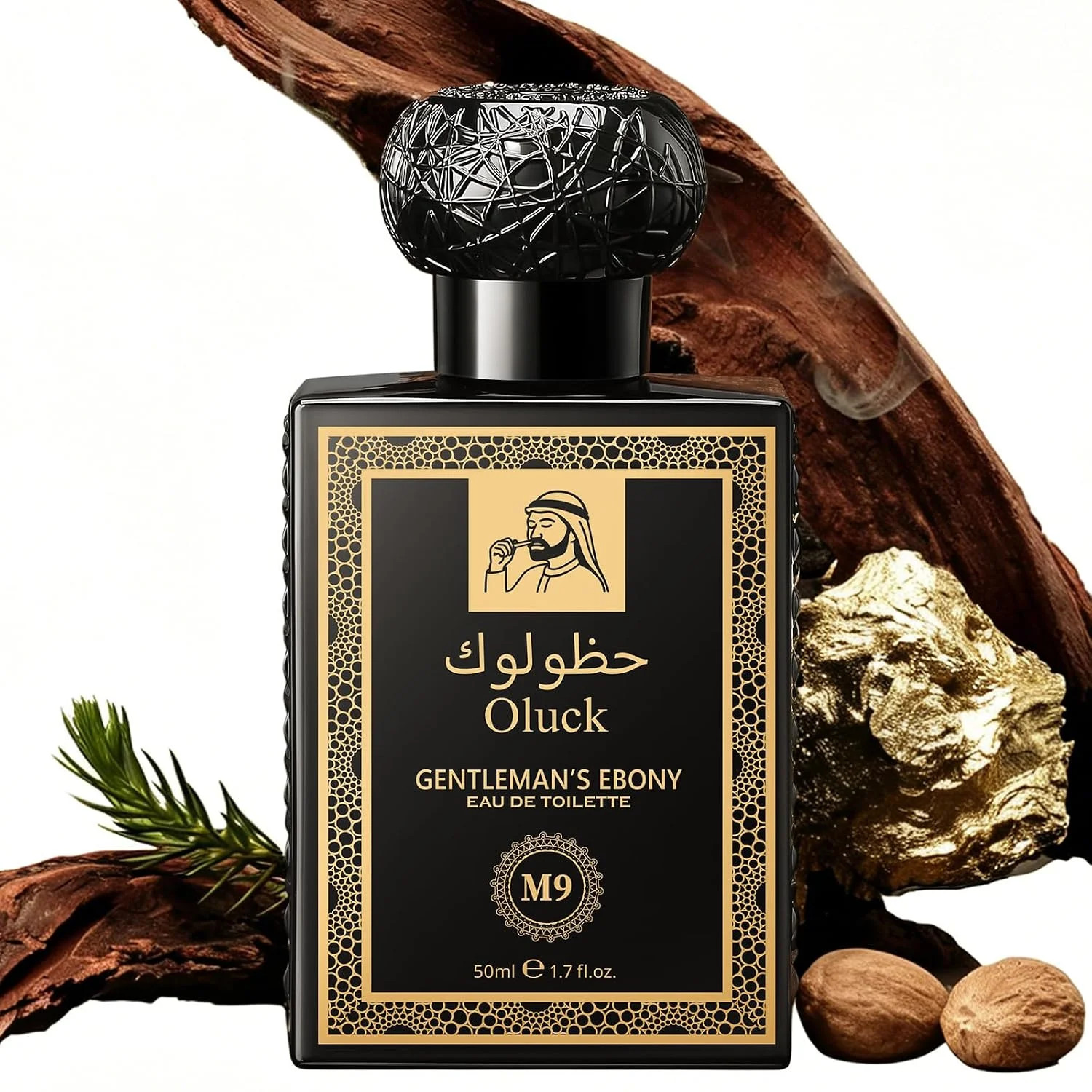 Oluck Perfume M7 (Gentleman’s Ebony M9) Cologne for Women & Men, Lemon Pineapple