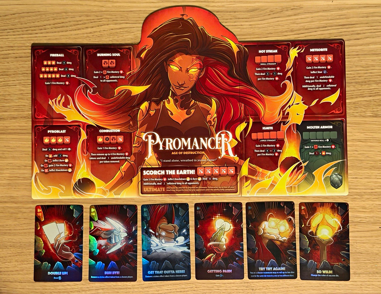 Dice Throne - Alt Art Pyromancer - Age of Destruction - Never Used