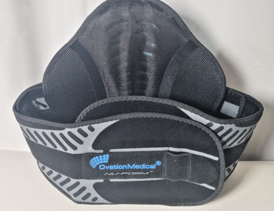 Ovation Medical Nu-Form Universal Back Brace 0631 Support Belt - New In Plastic
