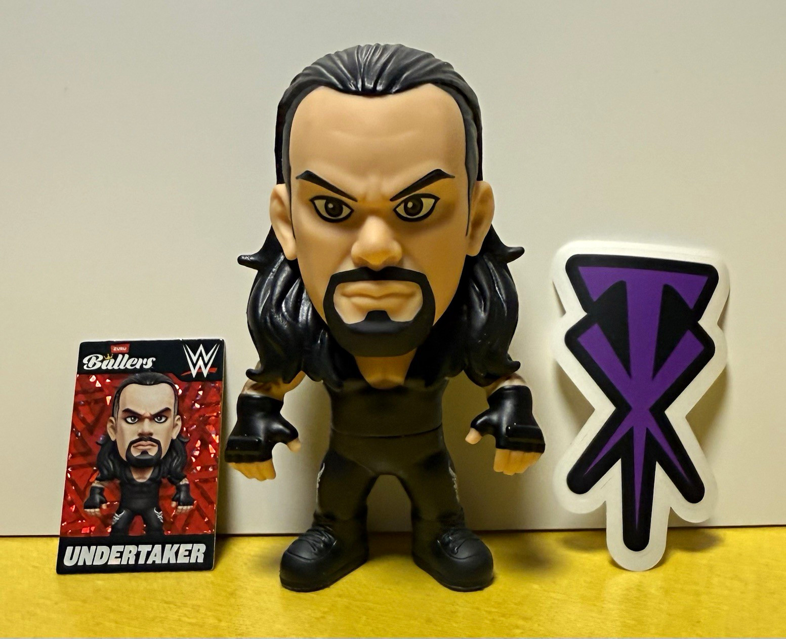 Zuru Ballerz WWE Undertaker Action Figure Black w/ Card & Sticker
