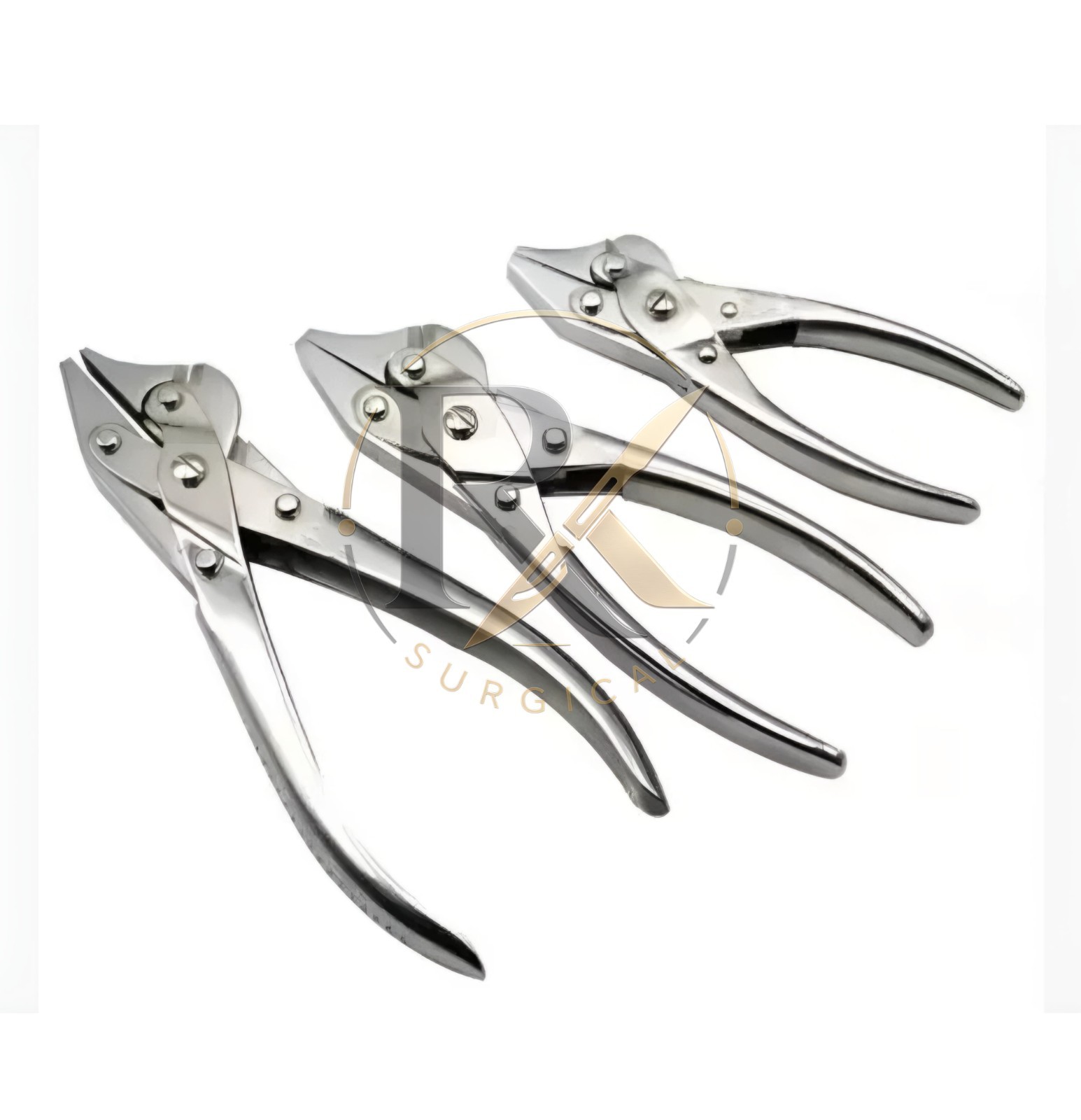 Parallel Locking Pliers Instrument 3 PCS Set High Best QTY Surgical Orthopedic