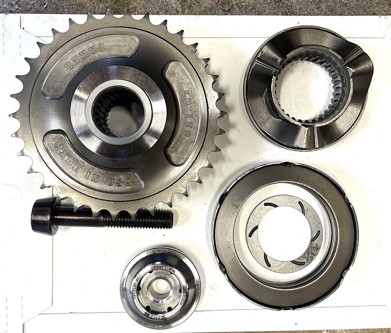 Baker 730-M8 Compensator Sprocket kit- USED Please Read