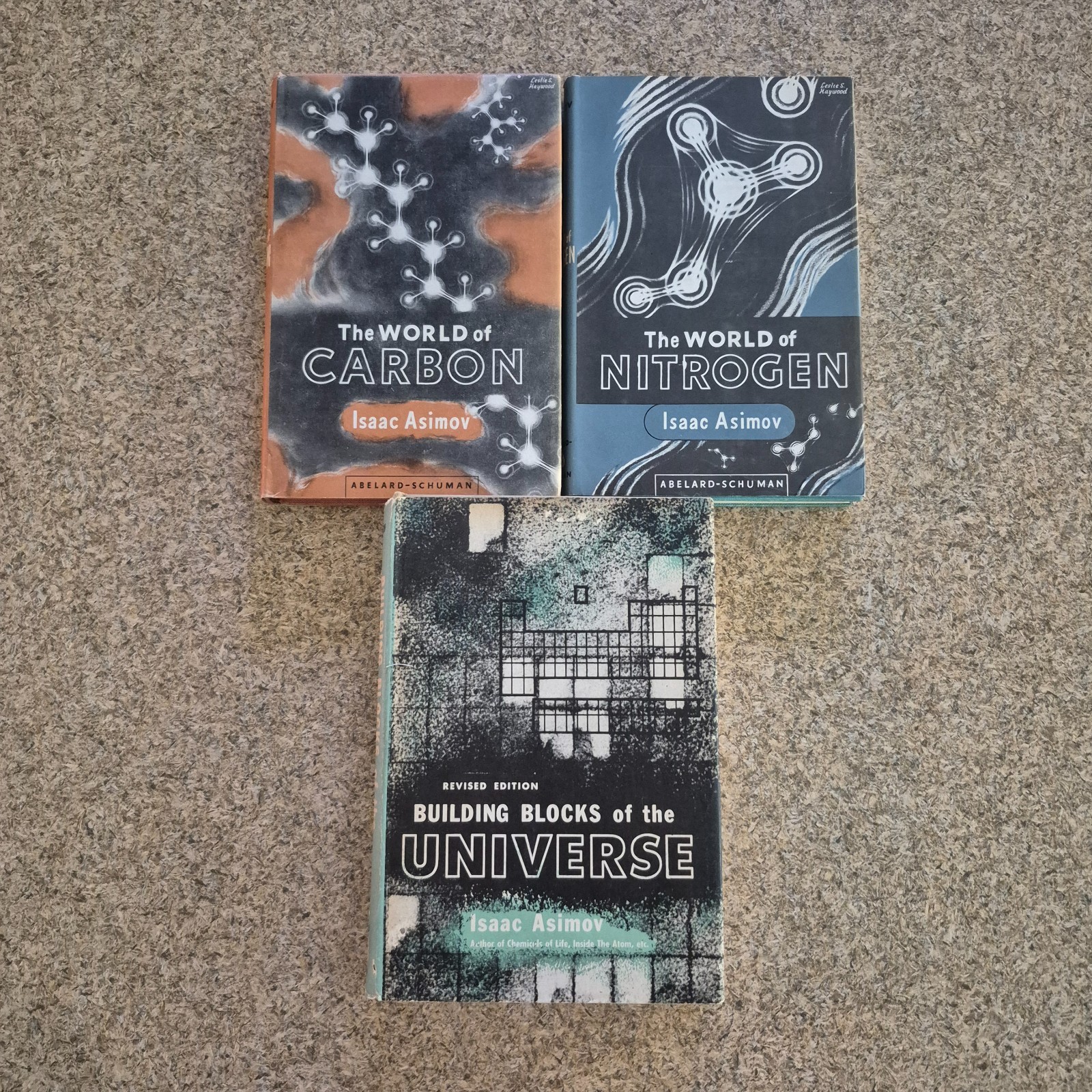 World of Carbon, World of Nitrogen, Building Blocks by Isaac Asimov 1st Ed/1958