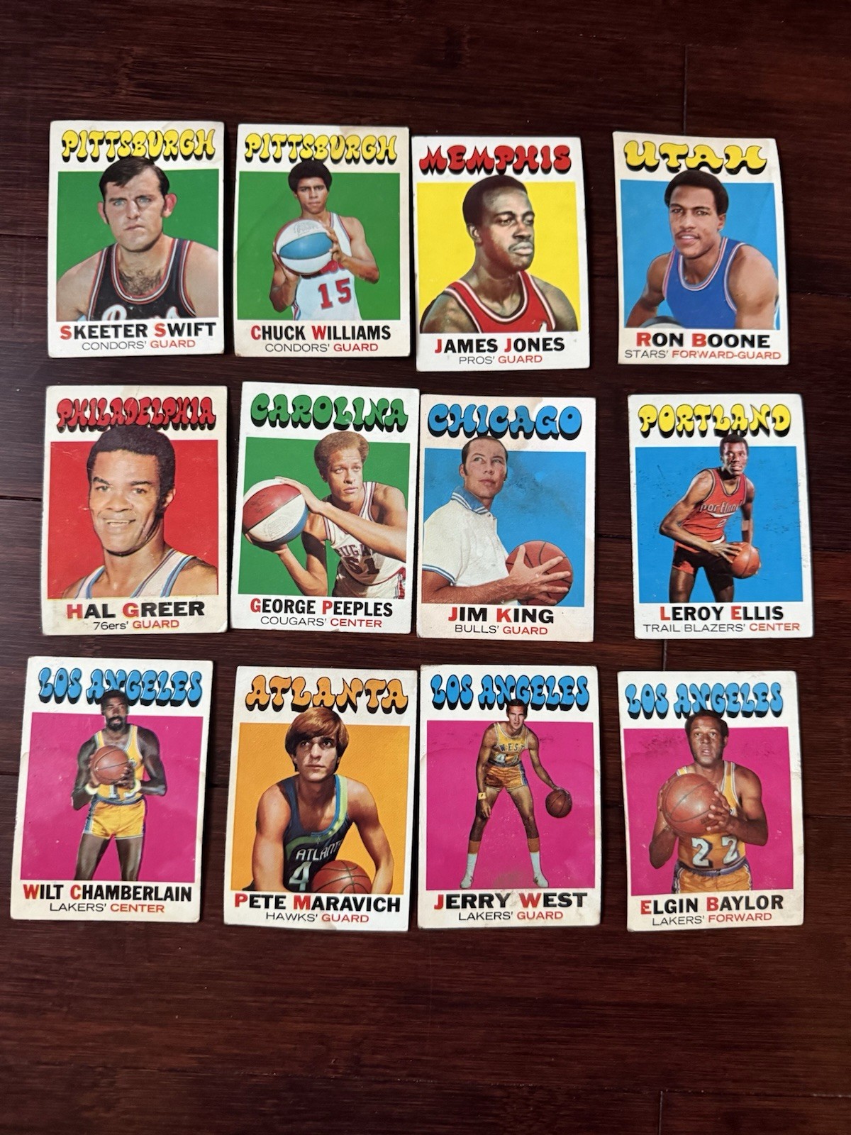 1971-72 Topps Starter Set Lot (92 Cards) Different Basketball Cards Low Grade 1971-72 Topps Starter Set Lot (92 Cards) Different Basketball Cards Low Grade