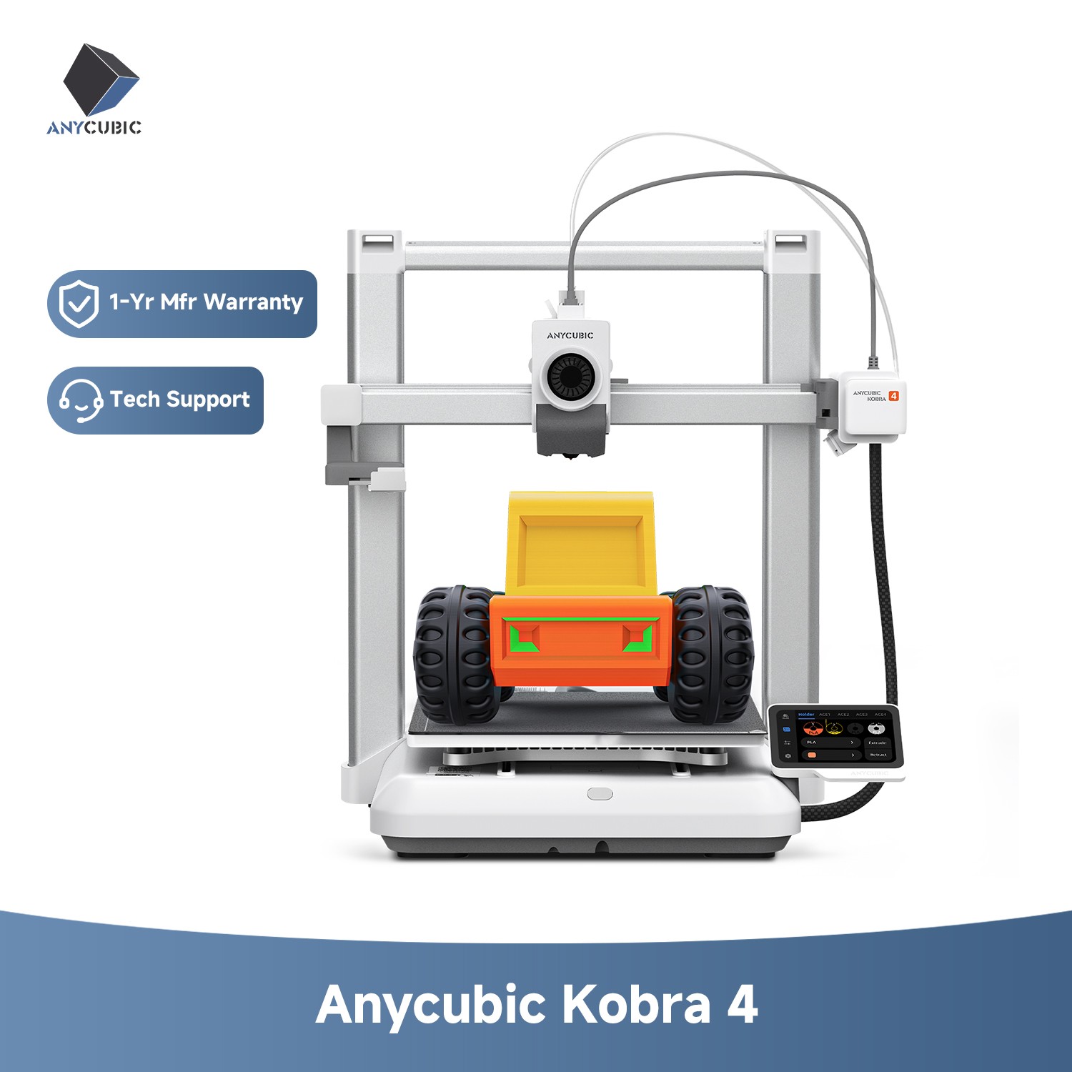 【NEVER USED】ANYCUBIC Kobra 4 3D Printer 600mm/s Quickly Assemble&Start Printing