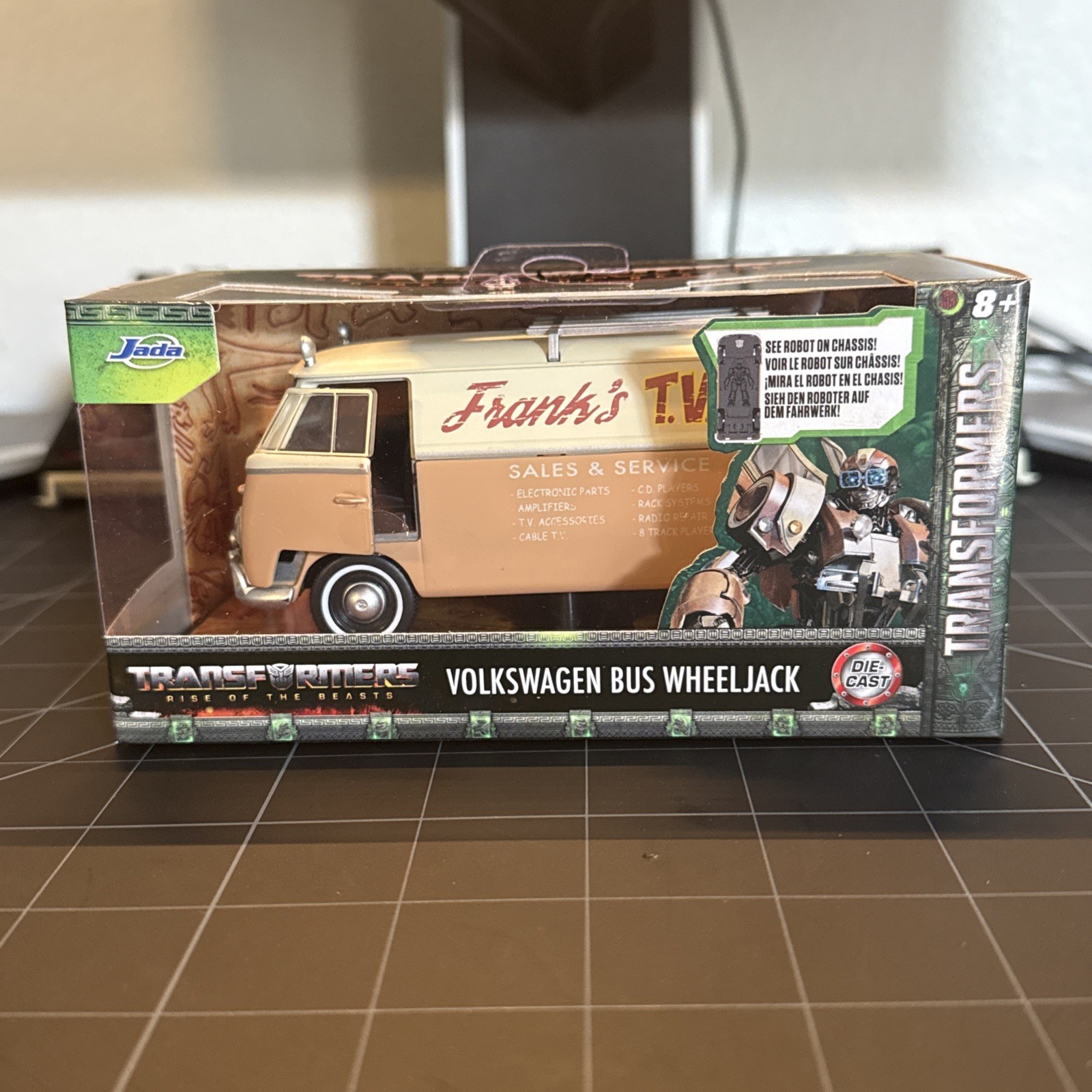 Jada Toys - 1:32 1967 VW Beetle Bus - Transformers: Rise of the Beasts - Wheelja Jada Toys - 1:32 1967 VW Beetle Bus - Transformers: Rise of the Beasts - Wheelja