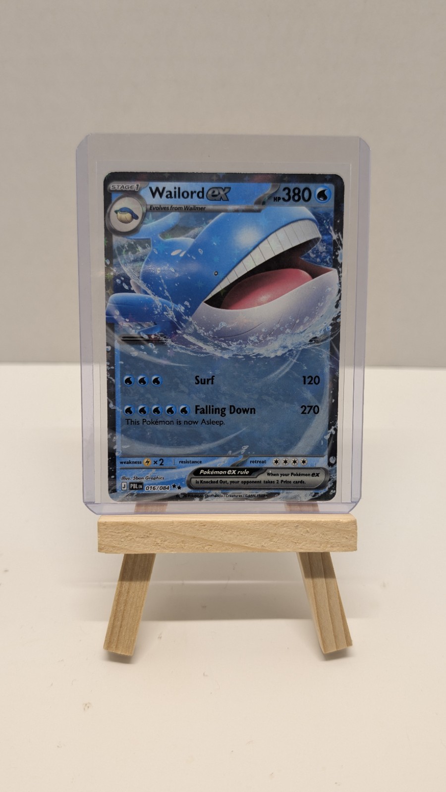 Pokémon TCG, Wailord Ex 016/084 - Pitch Black