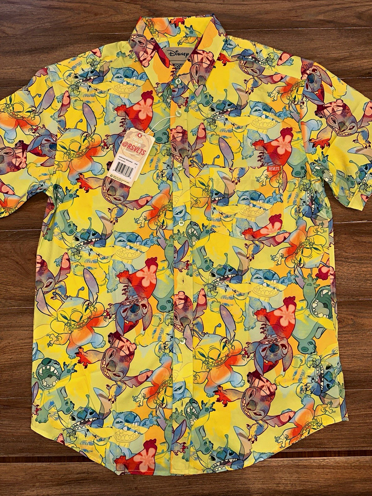 RSVLTS “Tropical Troublemaker” Button Up Short Sleeve Men’s Large