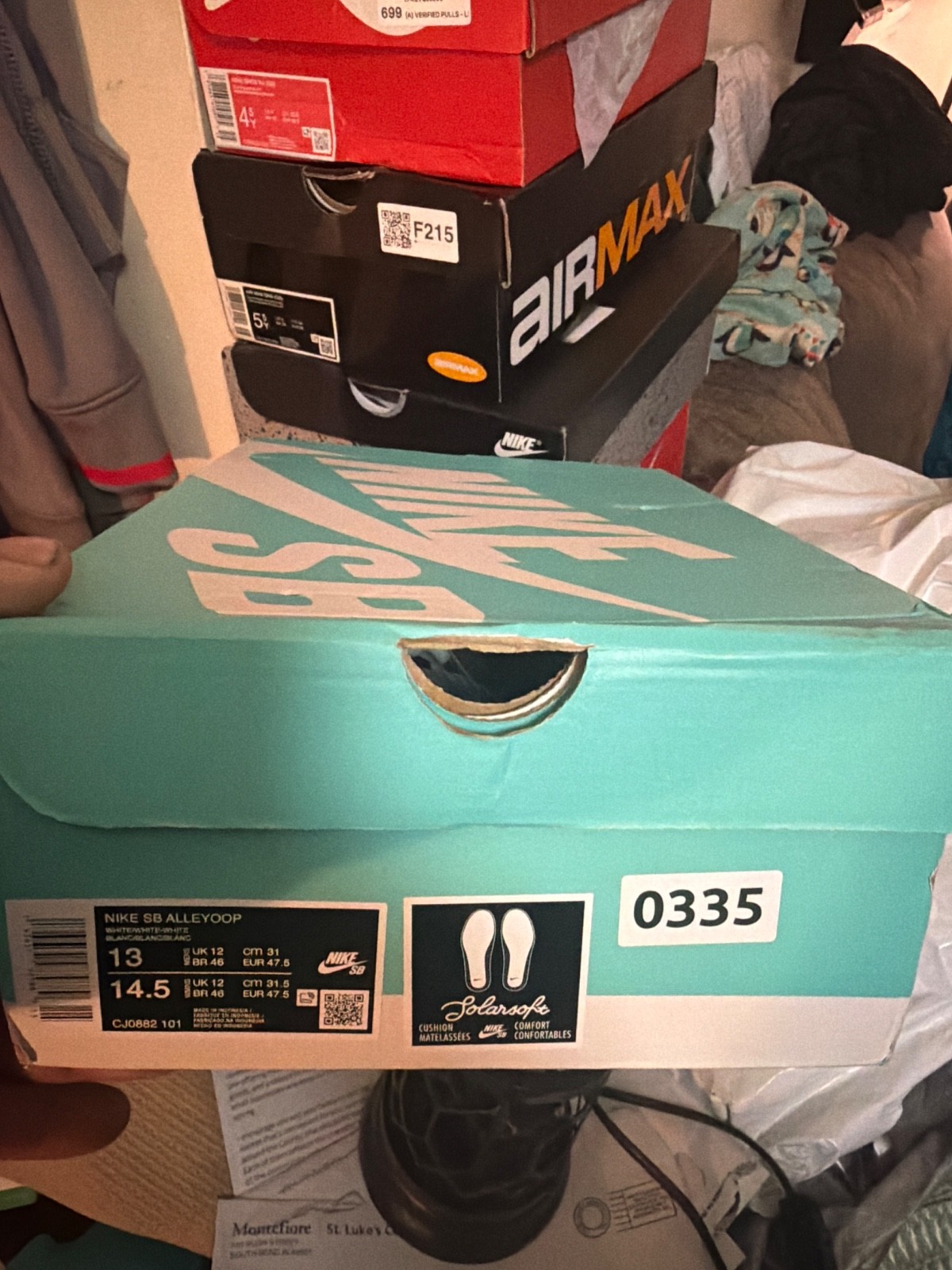 Size 13 - Nike Alleyoop SB White Sail Size 13 - Nike Alleyoop SB White Sail
