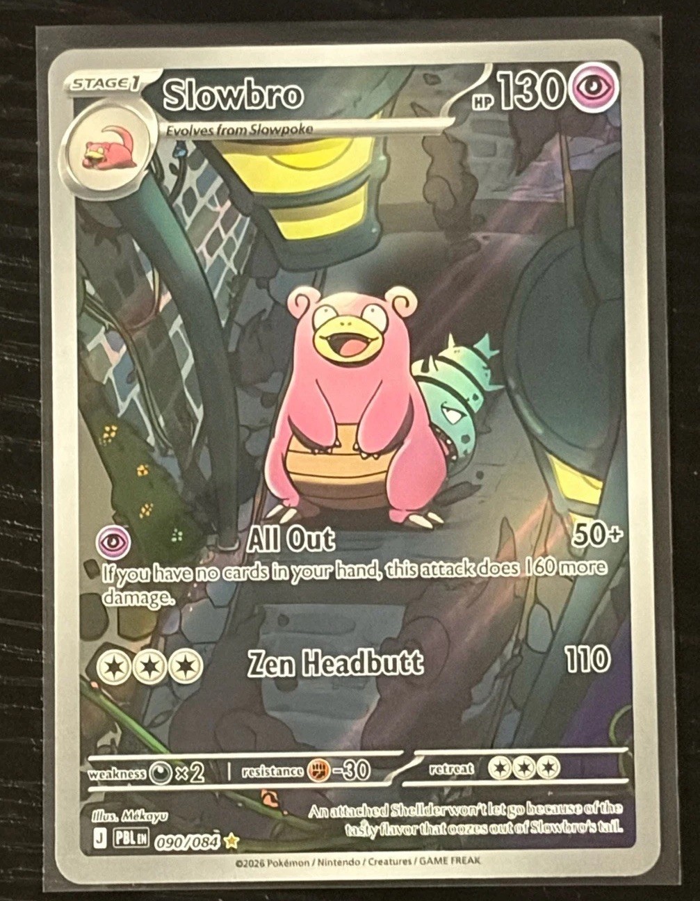 Slowbro Pitch Black #090/084 Near Mint