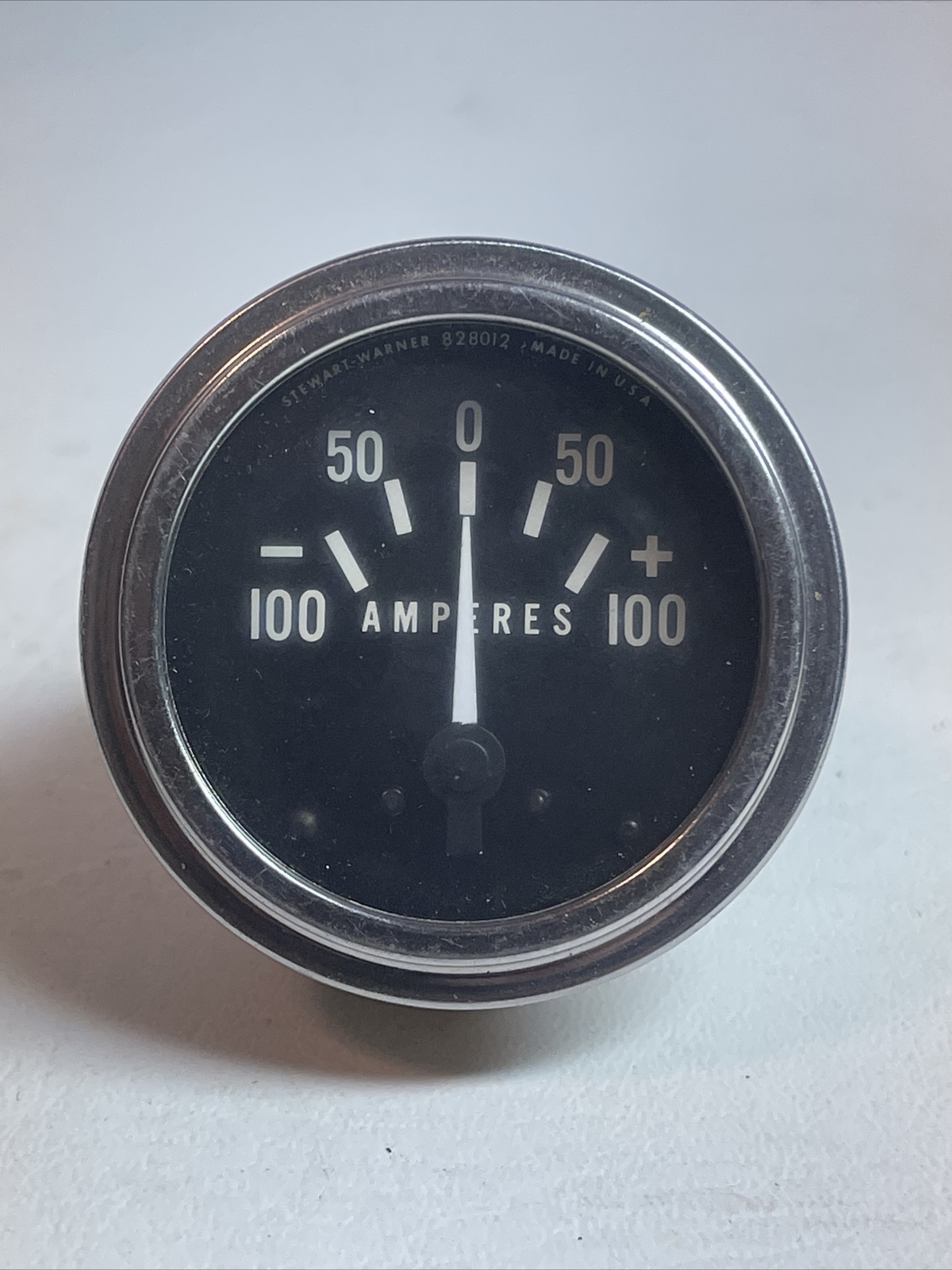 Vintage Stewart Warner 828012 Ammeter Vintage Stewart Warner 828012 Ammeter