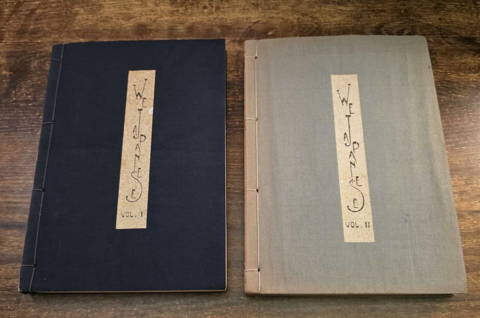 Vintage WE JAPANESE Book Set, 1947 Printing, Tourist Edition