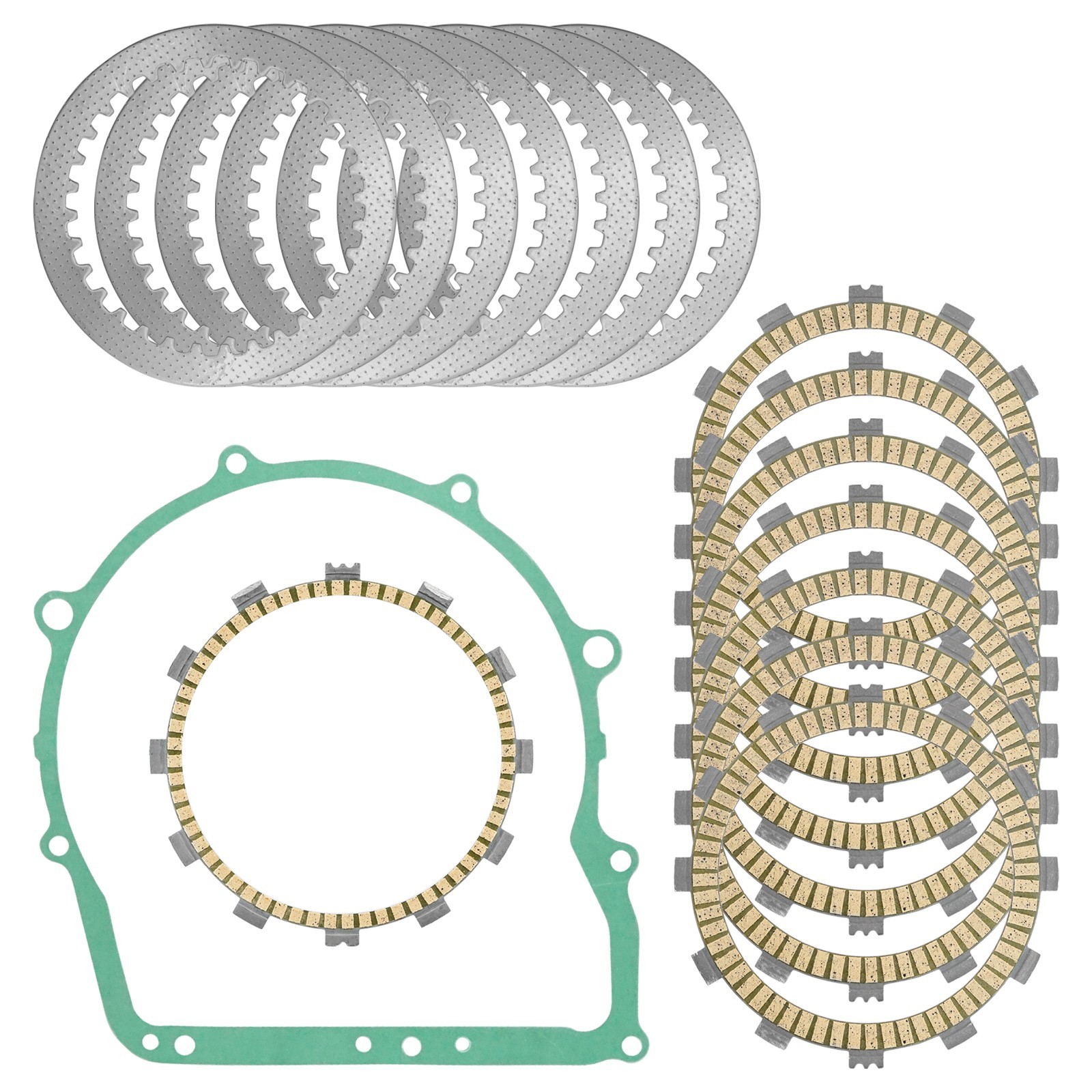 Clutch Friction Plates And Gasket Kit for Yamaha VMX1200 V-Max 1200 1985-2007 Clutch Friction Plates And Gasket Kit for Yamaha VMX1200 V-Max 1200 1985-2007