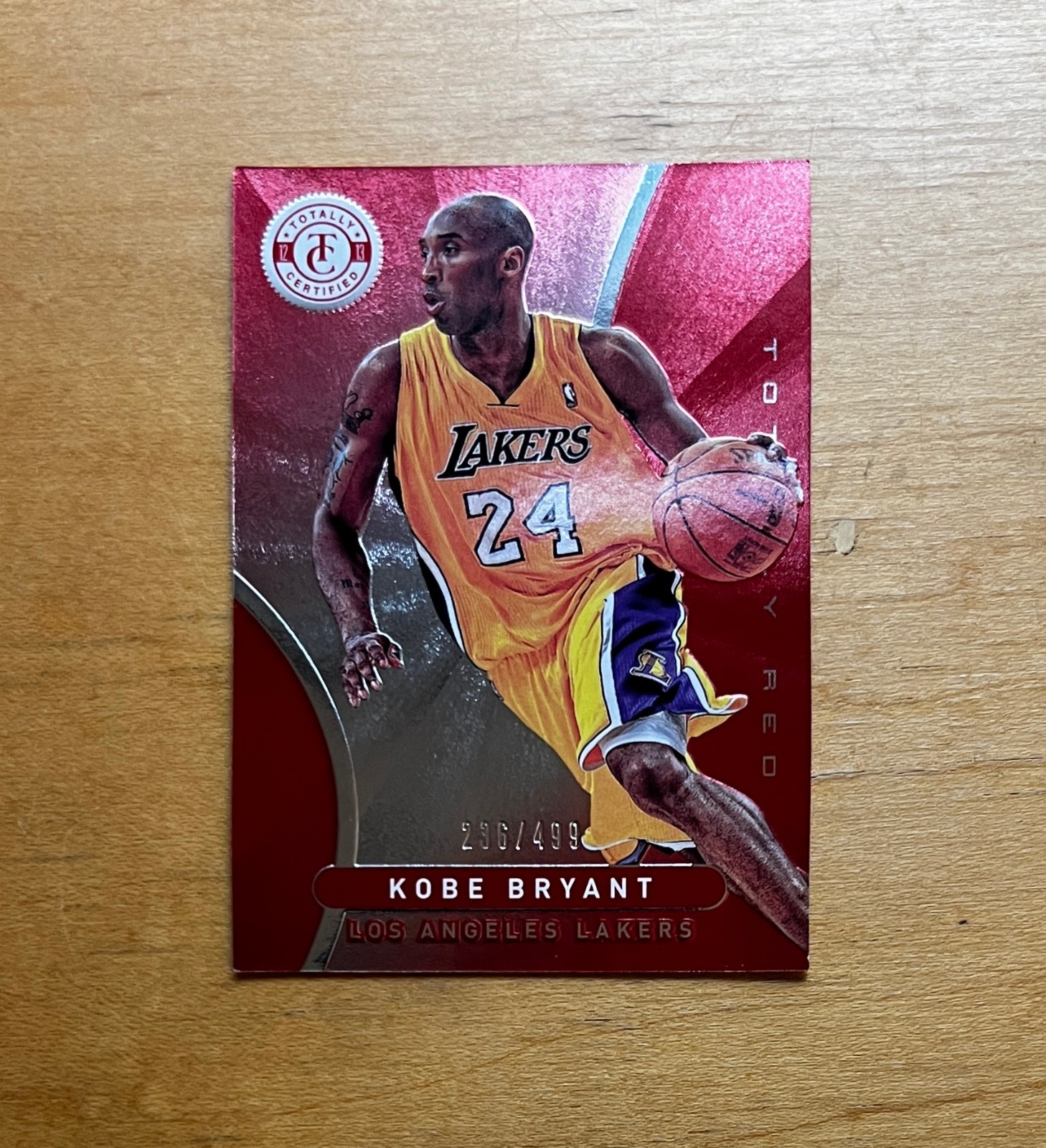 Kobe Bryant 2012-13 Panini Totally Certified #81 Totally Red /499 Lakers Mamba