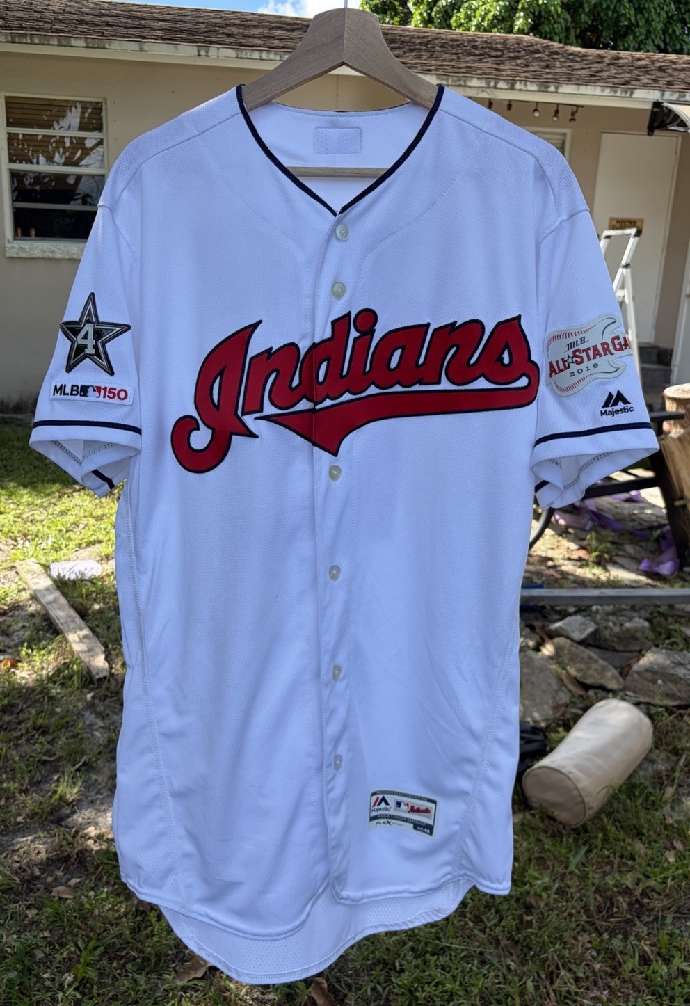 Authentic 2019 Majestic Flex Base Cleveland Indians Francisco Lindor Jersey 44 L Authentic 2019 Majestic Flex Base Cleveland Indians Francisco Lindor Jersey 44 L