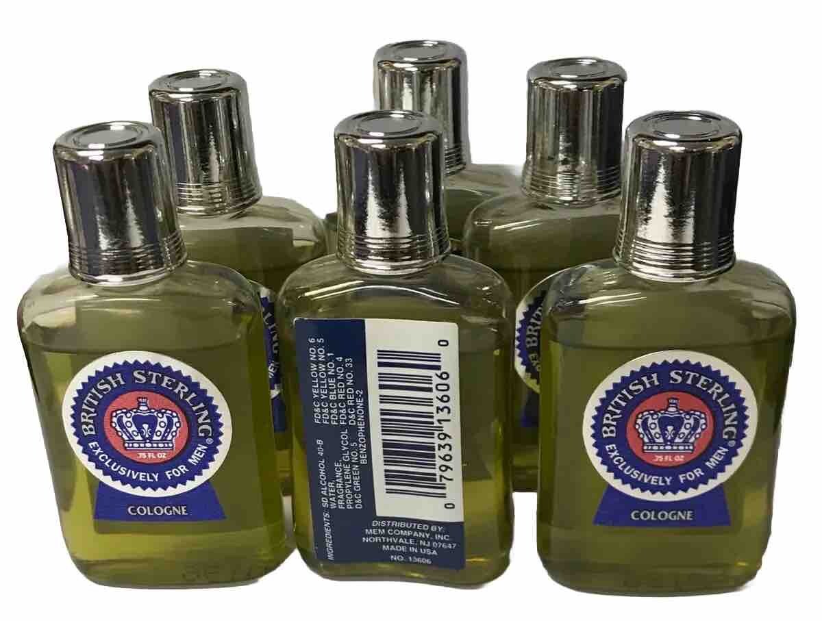 12 British Sterling  Cologne ORIGINAL 90s  0.75 oz pl read below PRICE STICKERED