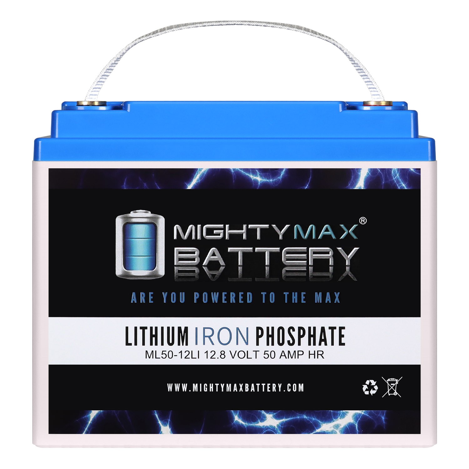 Mighty Max 12V 50Ah Lithium Battery Compatible With MK Battery M50-12 SLD M