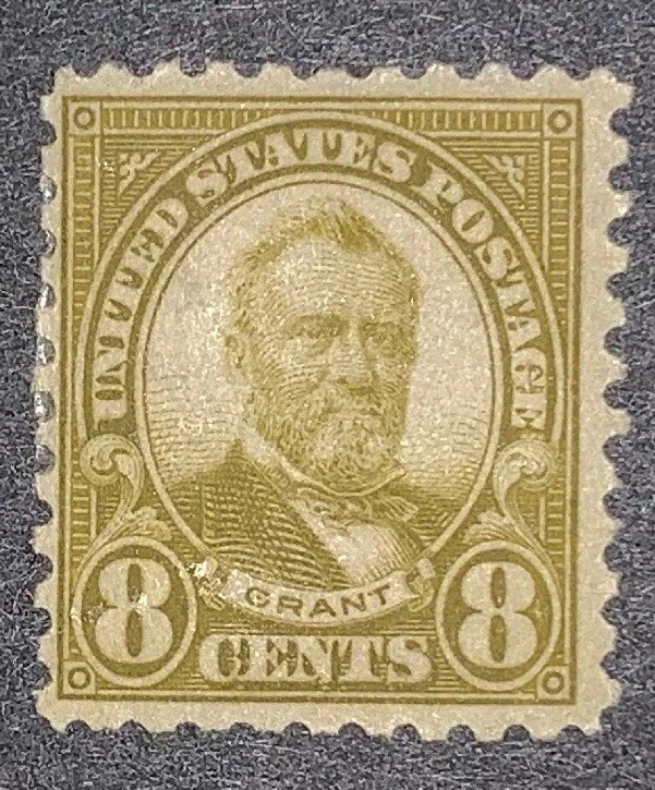 Travelstamps: 1926 US Stamps Scott #589 Mint OG 8 Cent Grant