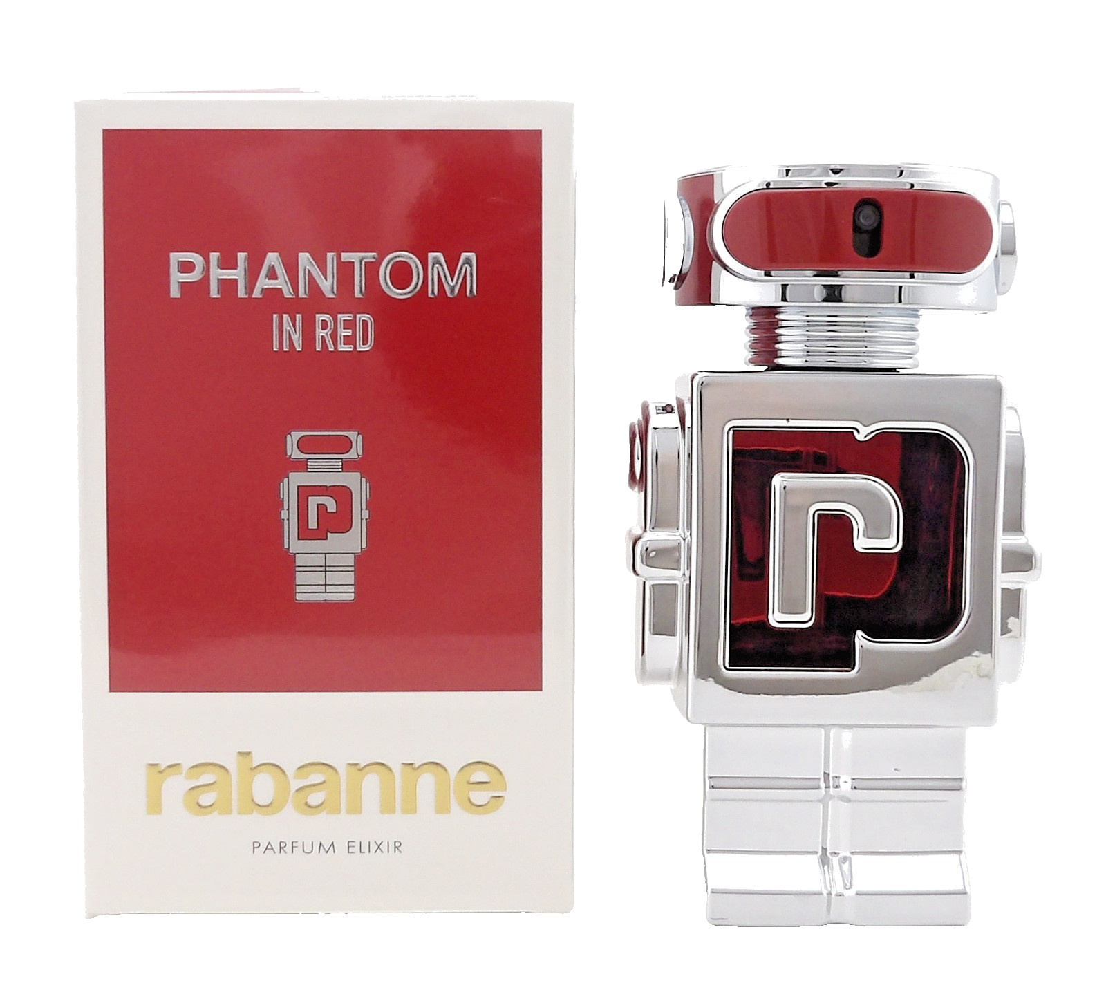 Phantom in Red by Rabanne 1.7 oz/ 50 ml Parfum Elixir Spray for Men. New in BOX Phantom in Red by Rabanne 1.7 oz/ 50 ml Parfum Elixir Spray for Men. New in BOX