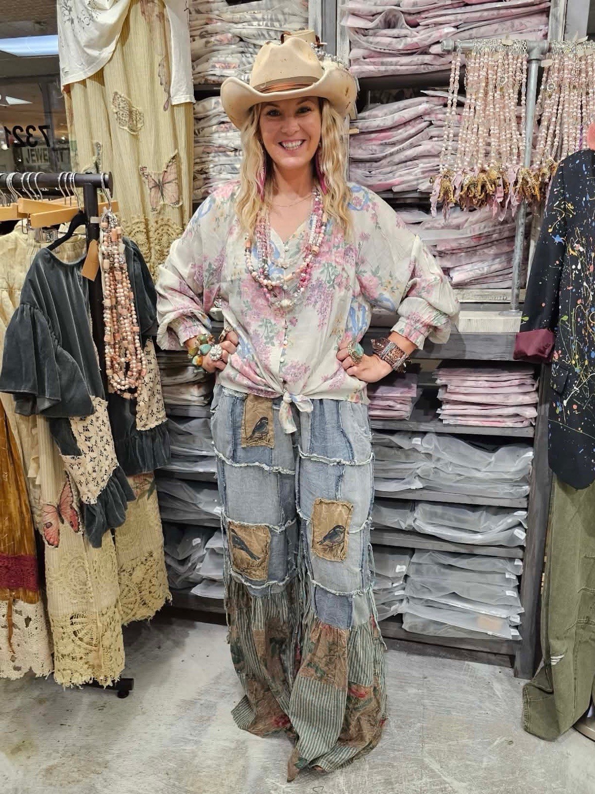 NWT - A Rare Bird | When Rosie Came To Town Top - One Size