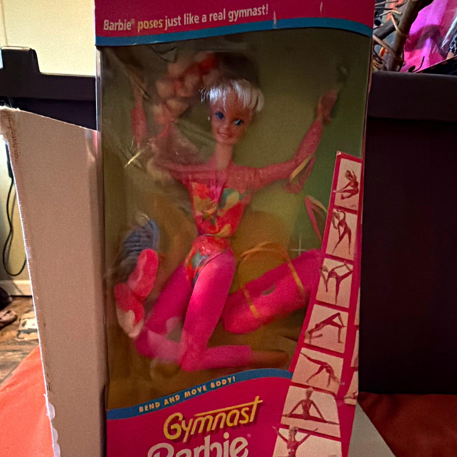 Mattel Barbie Gymnast Bend and Move 11 1/2in Doll Bendable Limb MPN 12127