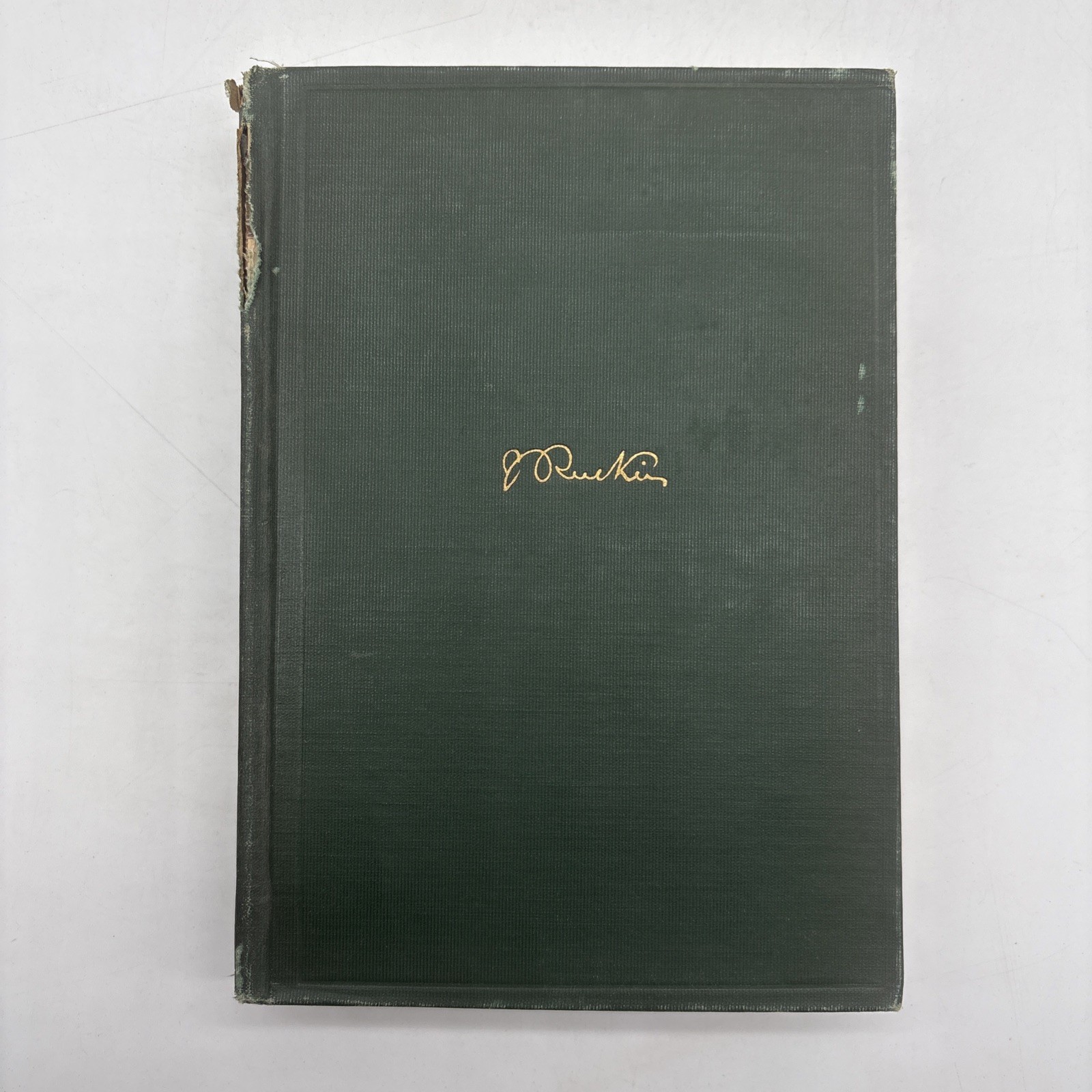 Antique John Ruskin Praeterita Illustrated Cabinet Edition Dana Estes c1900