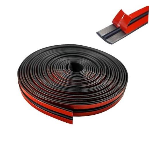 19.68 Windshield Rubber Seal Car Weather Stripping Trim T 0.75 in x 19.68 ft
