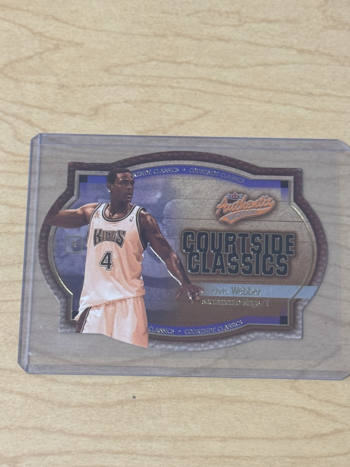 2002-03 Fleer Authentix - Courtside Classics Chris Webber #6 CC 2002-03 Fleer Authentix - Courtside Classics Chris Webber #6 CC