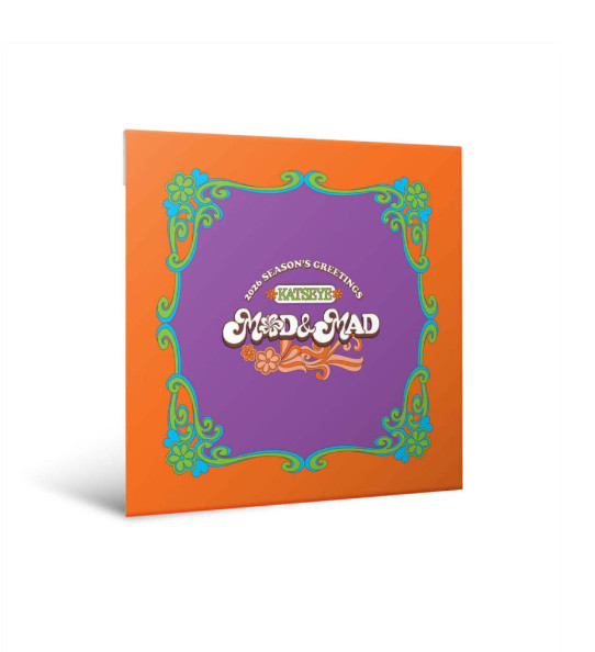 Katseye 2026 Season\'s Greetings Mod & Mad Set Magazine Calendar Photocard
