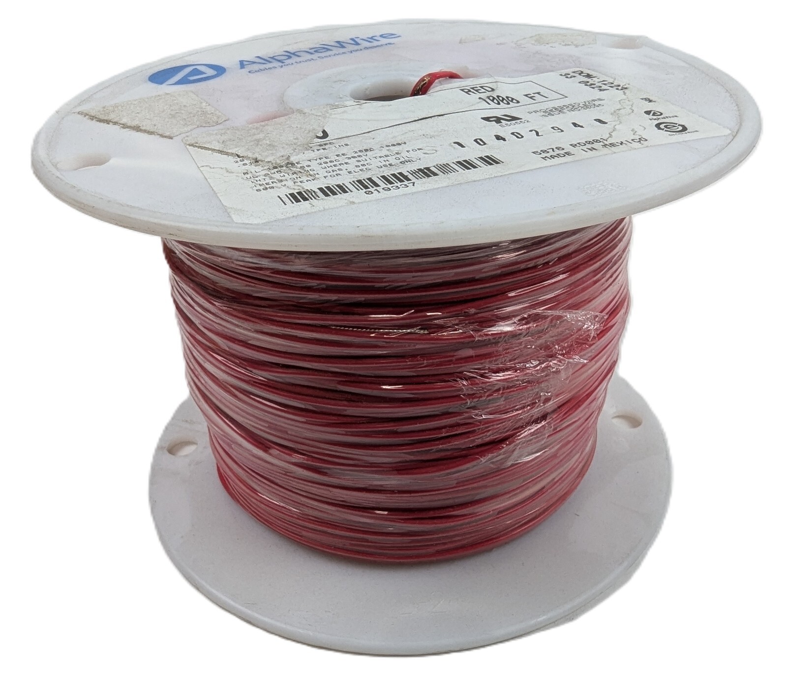 1000ft Alpha 5876 RD001 PTFE Hook-Up Wire 20AWG High Temp 200C SPC M16878/5 NEW 1000ft Alpha 5876 RD001 PTFE Hook-Up Wire 20AWG High Temp 200C SPC M16878/5 NEW
