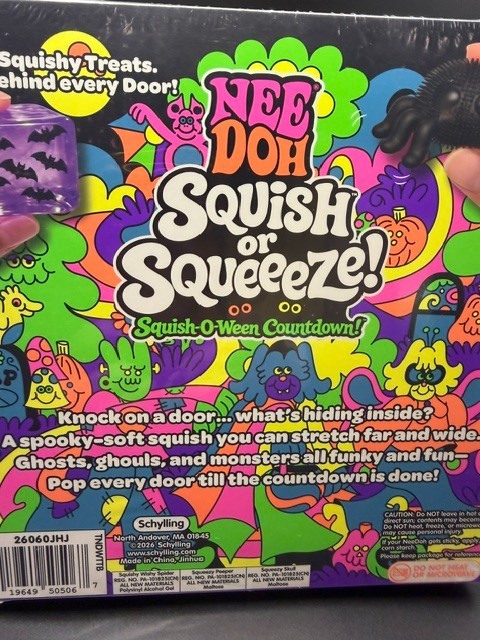 Needoh Squish or Squeeze Squish-O-Ween Countdown JUST IN TIME FOR HALLOWEEN Needoh Squish or Squeeze Squish-O-Ween Countdown JUST IN TIME FOR HALLOWEEN