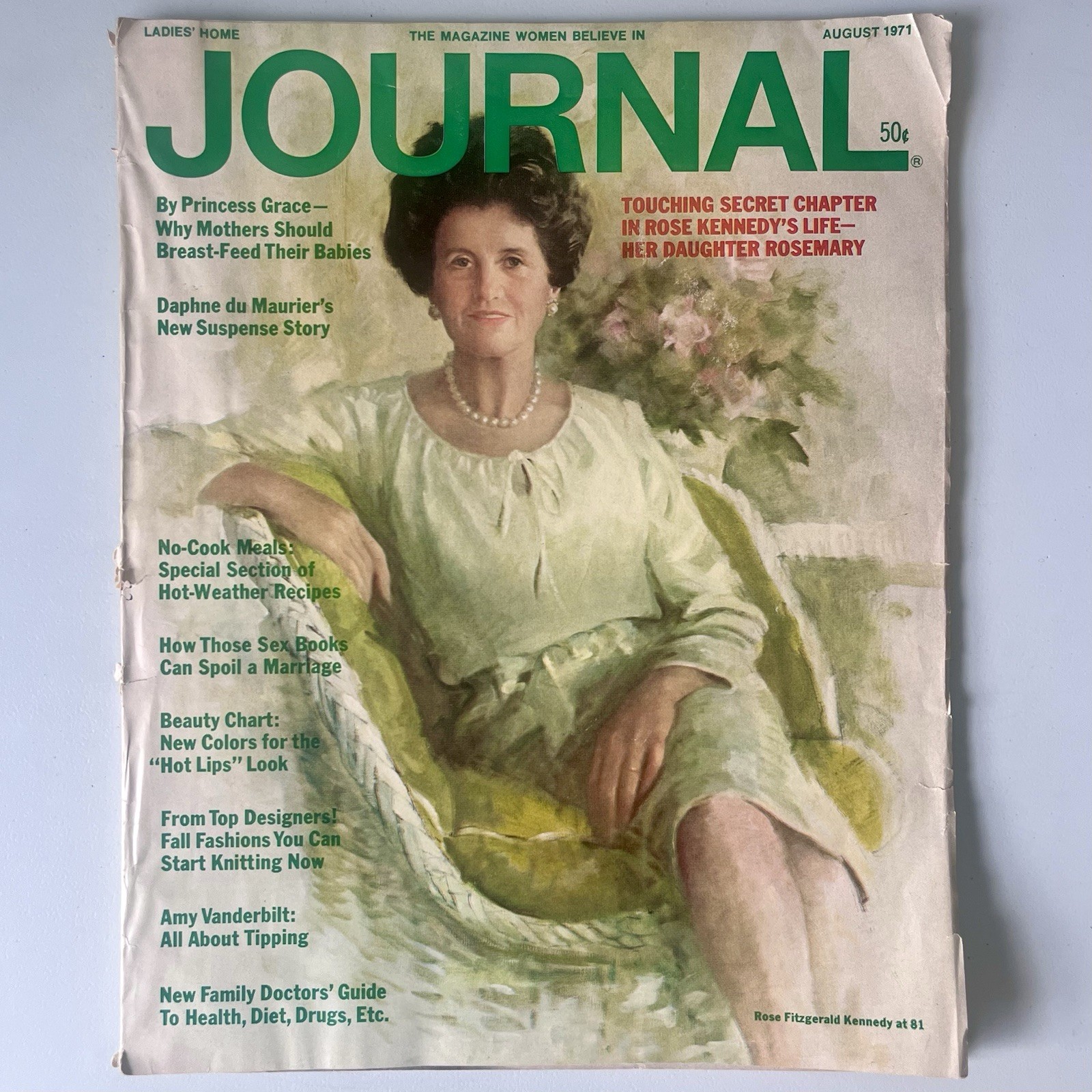 Ladies Home Journal August 1971 Rose Fitzgerald Kennedy Rosemary Kennedy Ladies Home Journal August 1971 Rose Fitzgerald Kennedy Rosemary Kennedy