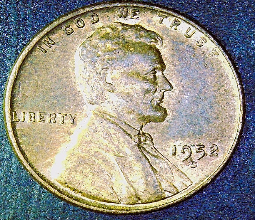 1952 D/S OMM - FS-511 (D Over S) Lincoln Wheat Cent BU Red
