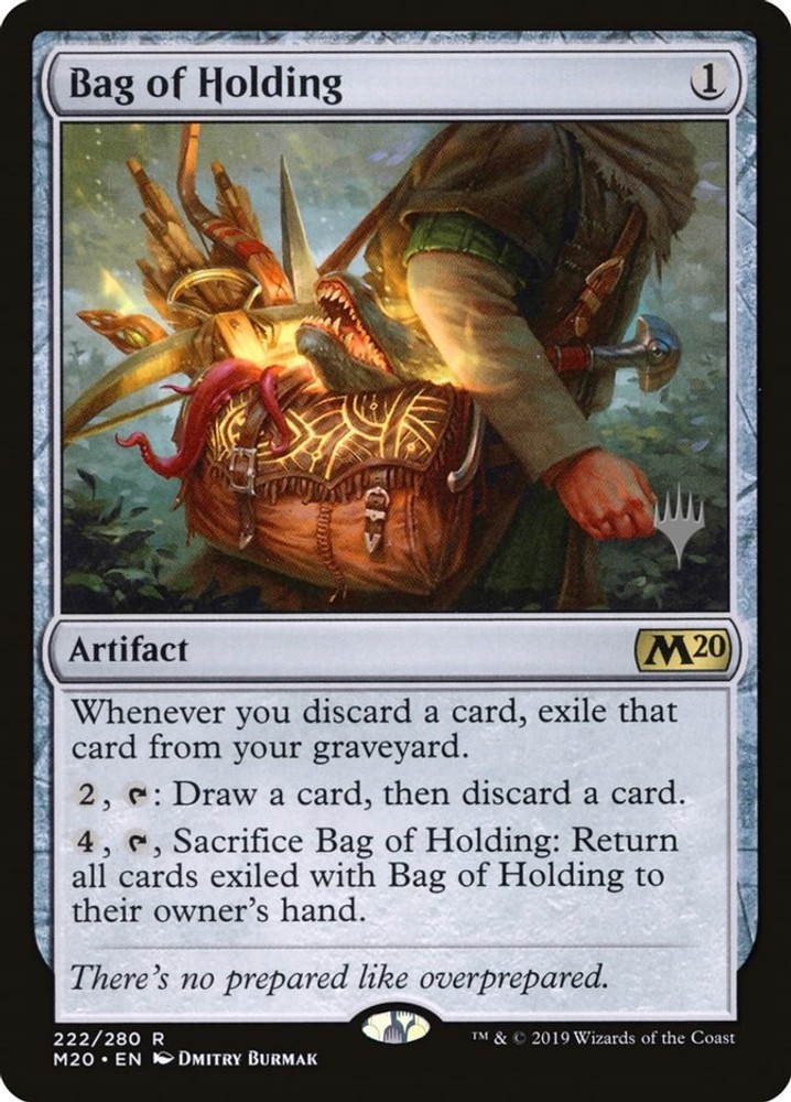 Magic - Bag of Holding Foil [PPM20 - 222] LP - Lightly Played - EN