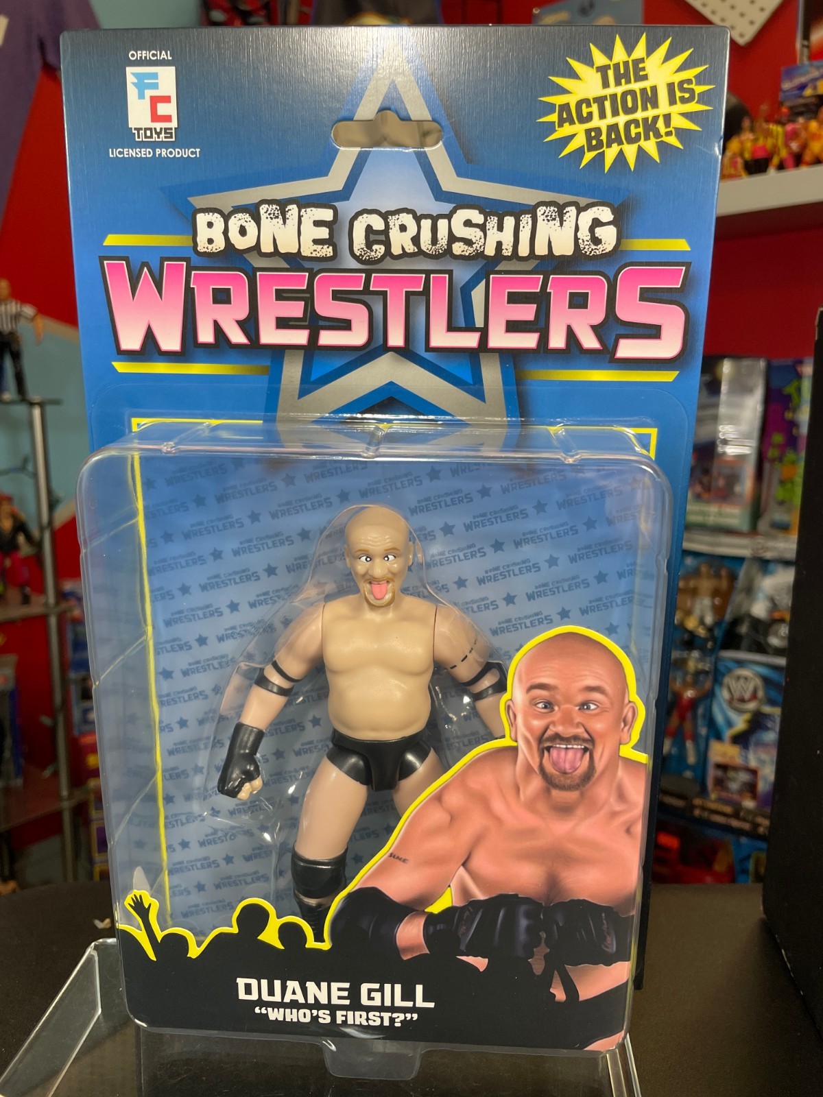 FC Toys Wrestling Bone Crushing Wrestlers Series 1 Duane Gill Gillberg Figure