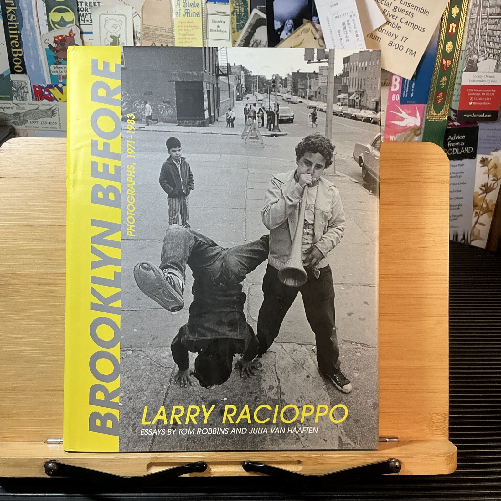 BROOKLYN BEFORE Larry Racioppo Hardcover - SIGNED & Inscribed by Tom Robbins