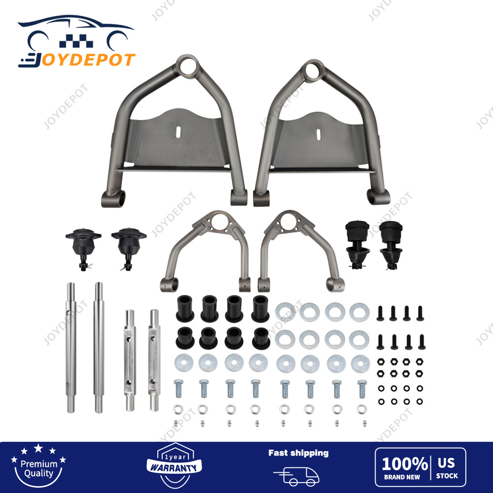 FOR 1963-87 CHEVROLET GMC C10 NARROWED AIR BAG UPPER & LOWER CONTROL ARMS 4PCS