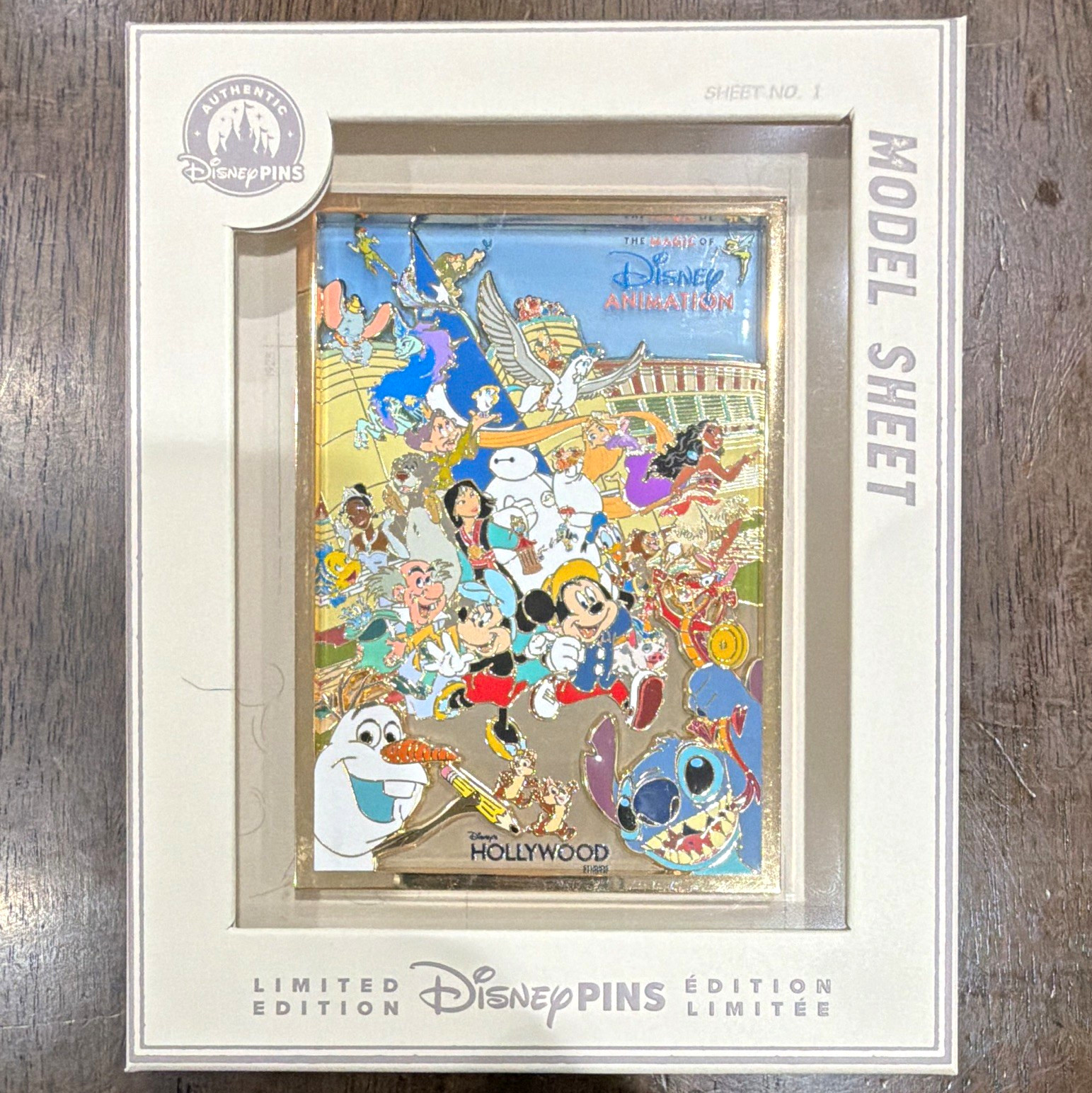Limited Edition “The Magic of Disney Animation” Hollywood Pin Only 2000 made