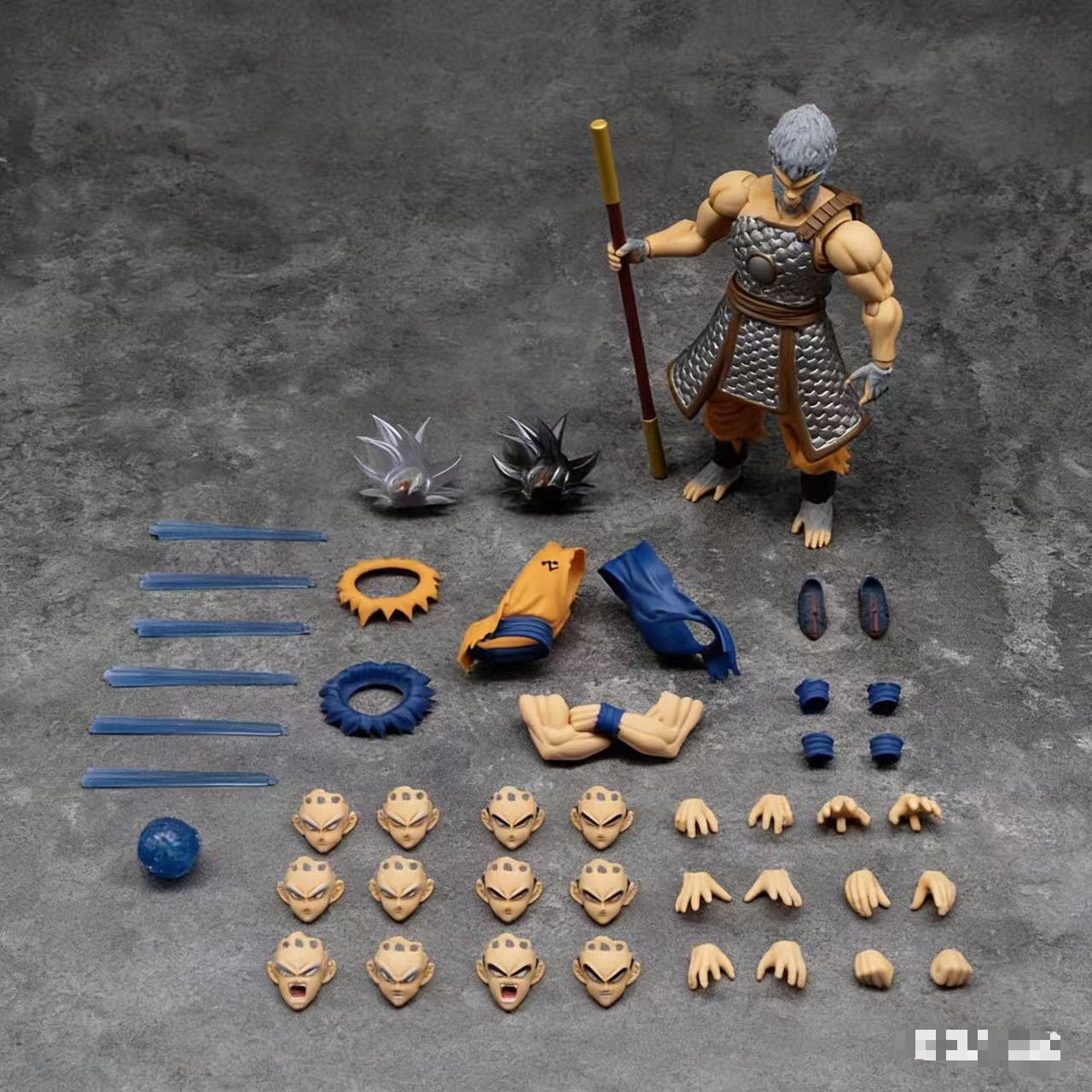 Mythos Anime MA003 1/12 SHF Ultra Instinct Goku Beast Deities KONG Studio Figure