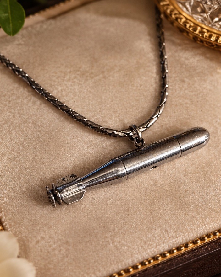 Vintage WW II US Naval Torpedo Sweetheart Pendant Vintage WW II US Naval Torpedo Sweetheart Pendant