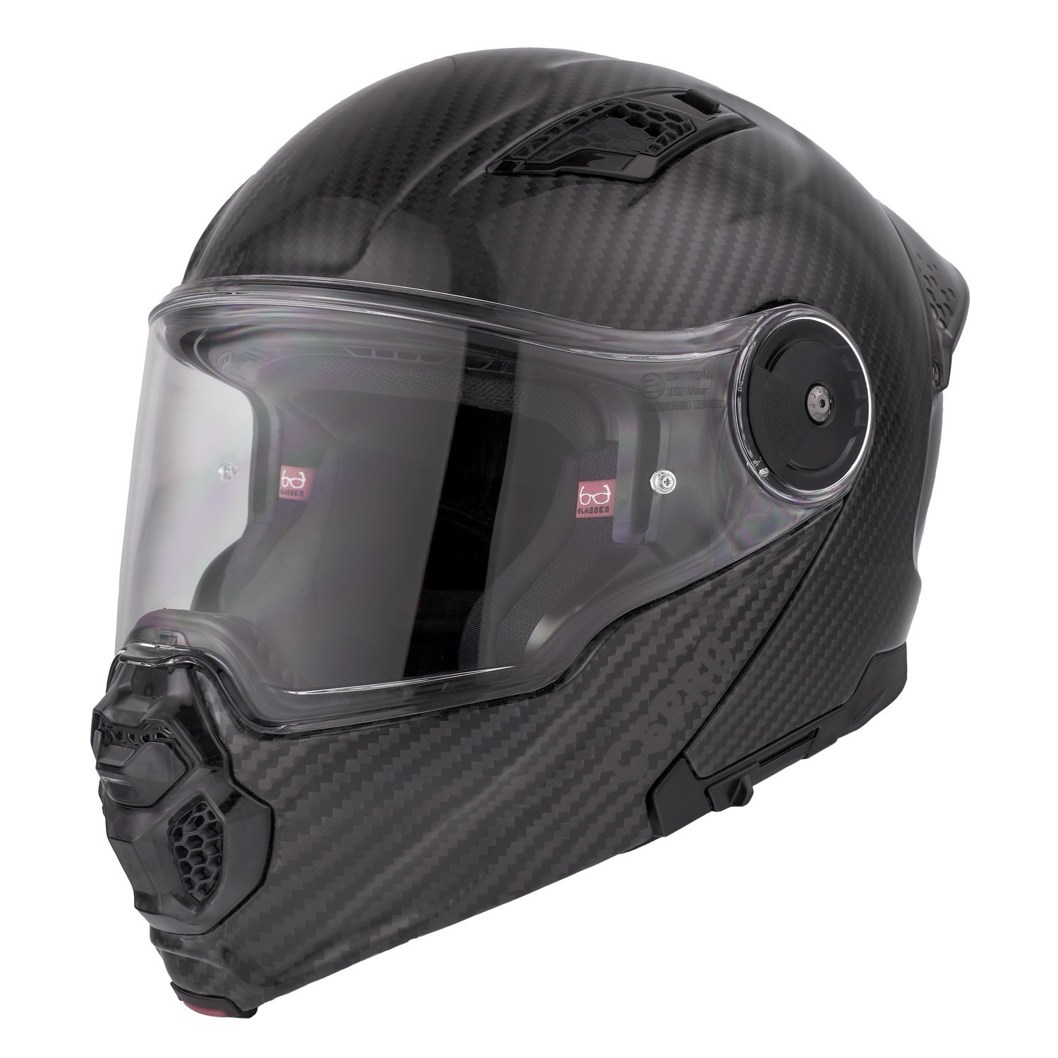 Daytona Helmets C6 Pro Grey Carbon Fiber DOT ECE Modular Motorcycle Helmet Daytona Helmets C6 Pro Grey Carbon Fiber DOT ECE Modular Motorcycle Helmet