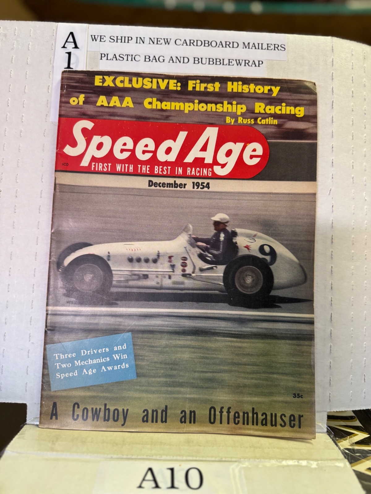 Vintage Speed Age Magazine December 1954
