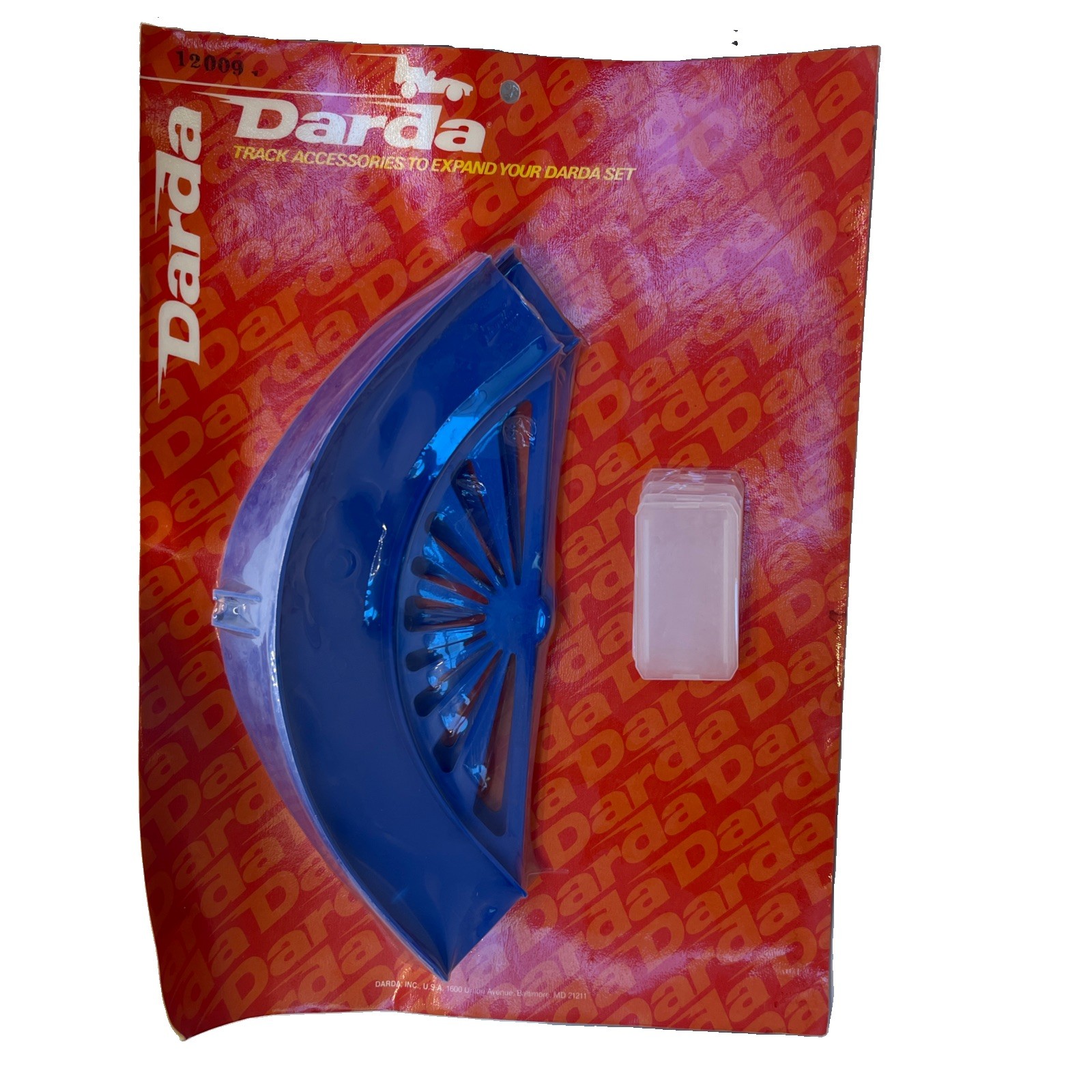 Darda Expansion Track Accessories Banked Curve 12009 NOS Vintage Worn Packaging