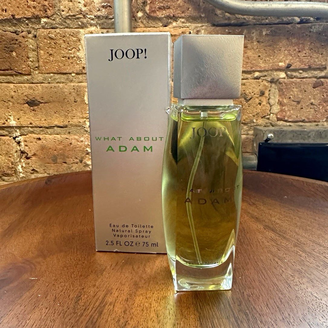 JOOP What About Adam Eau de Toilette Spray, Regular Size 2.5 fl oz JOOP What About Adam Eau de Toilette Spray, Regular Size 2.5 fl oz